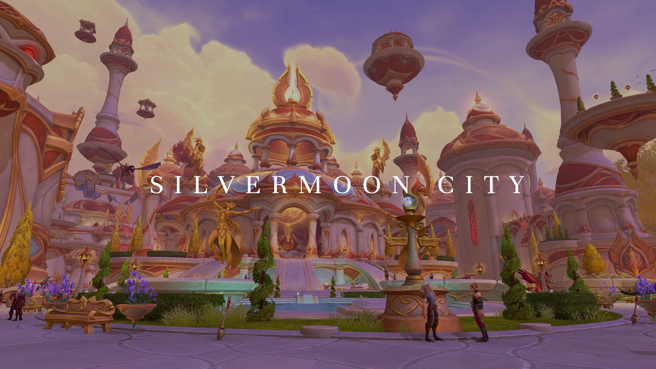 🎵🎵 The Prestigious Silvermoon City Rebuilt | All the City's Music & First-Person Exploration | 4K