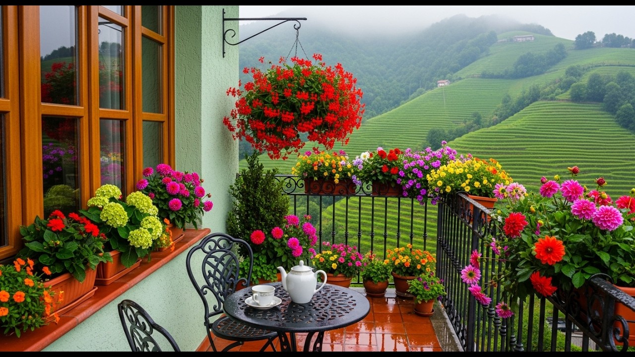 100% Anti-Stress Therapy for Mind, Body & Soul 🌧️ Let the Rain and Garden Heal You ~ Deep Healing