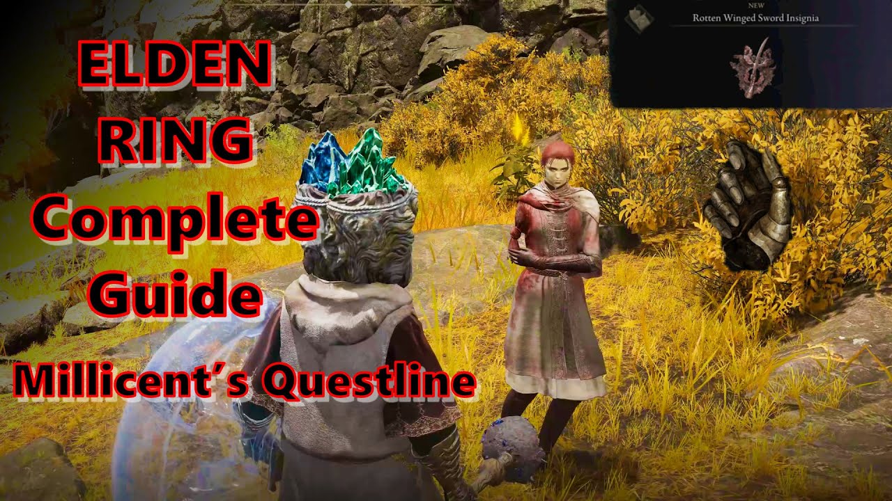 Elden Ring Full Millicent Questline Complete Guide All Choices Endings and Rewards