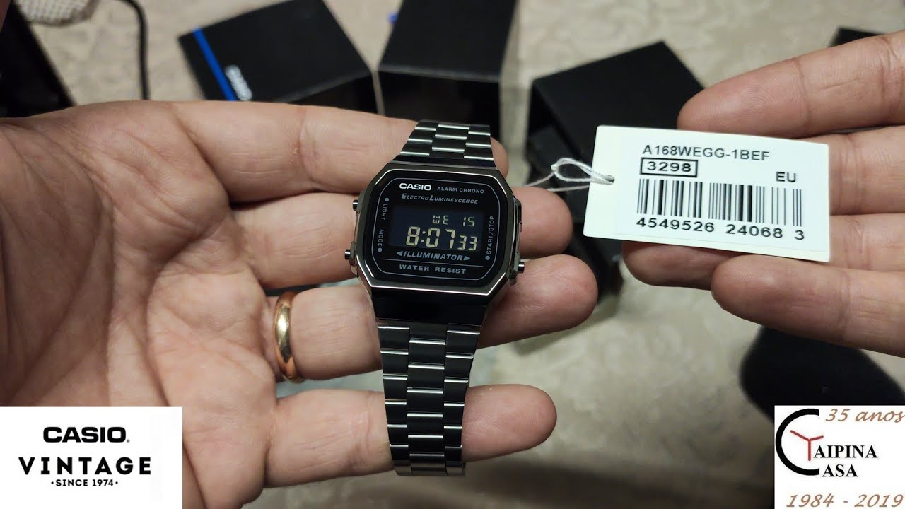 Casio Vintage A168WEGG-1BEF