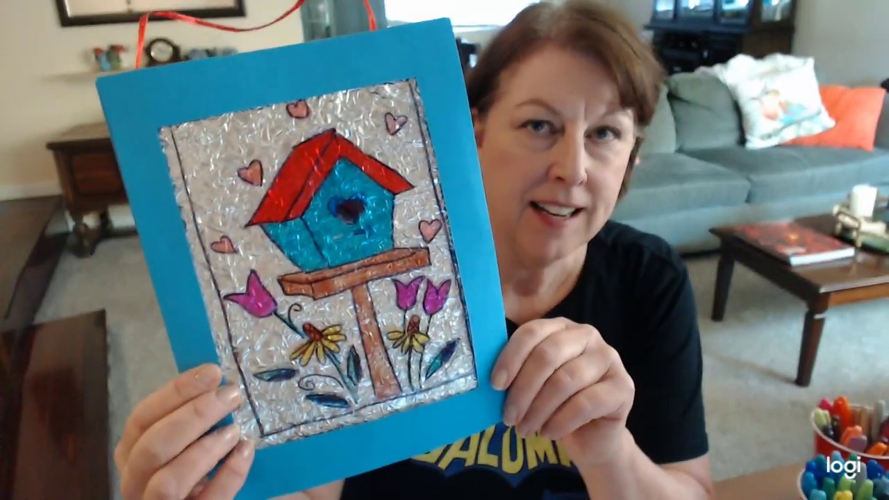 Let's Make A Stain Glass Window! A quick and easy kid's craft project.