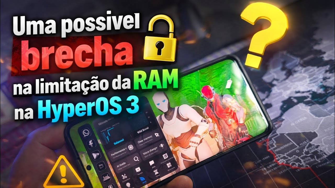 Eu preciso da ajuda de vocês: descobri uma possível brecha na limitação de RAM da HyperOS 3 😱📱