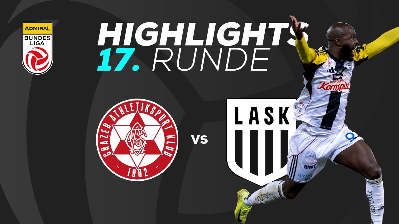 GAK 1902 - LASK 17. Runde ADMIRAL Bundesliga 2025/26
