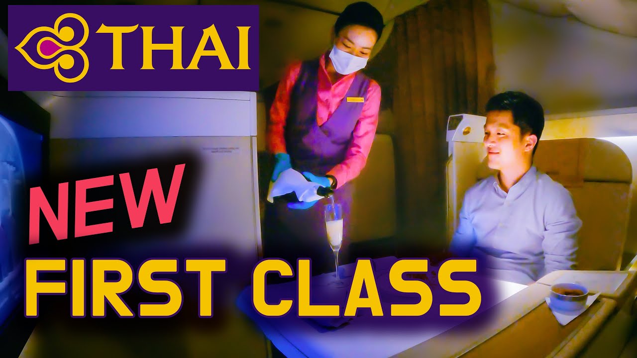 BRAND NEW FIRST CLASS on THAI AIRWAYS 777-300ER | INCREDIBLE Service!