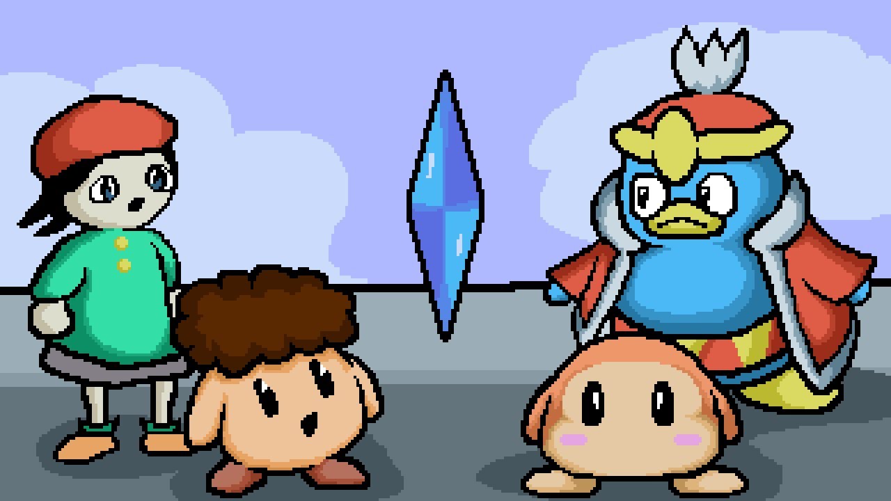 [Fruit Edit] Kirby's 64th Birthday, He Turns Into a Crystals.