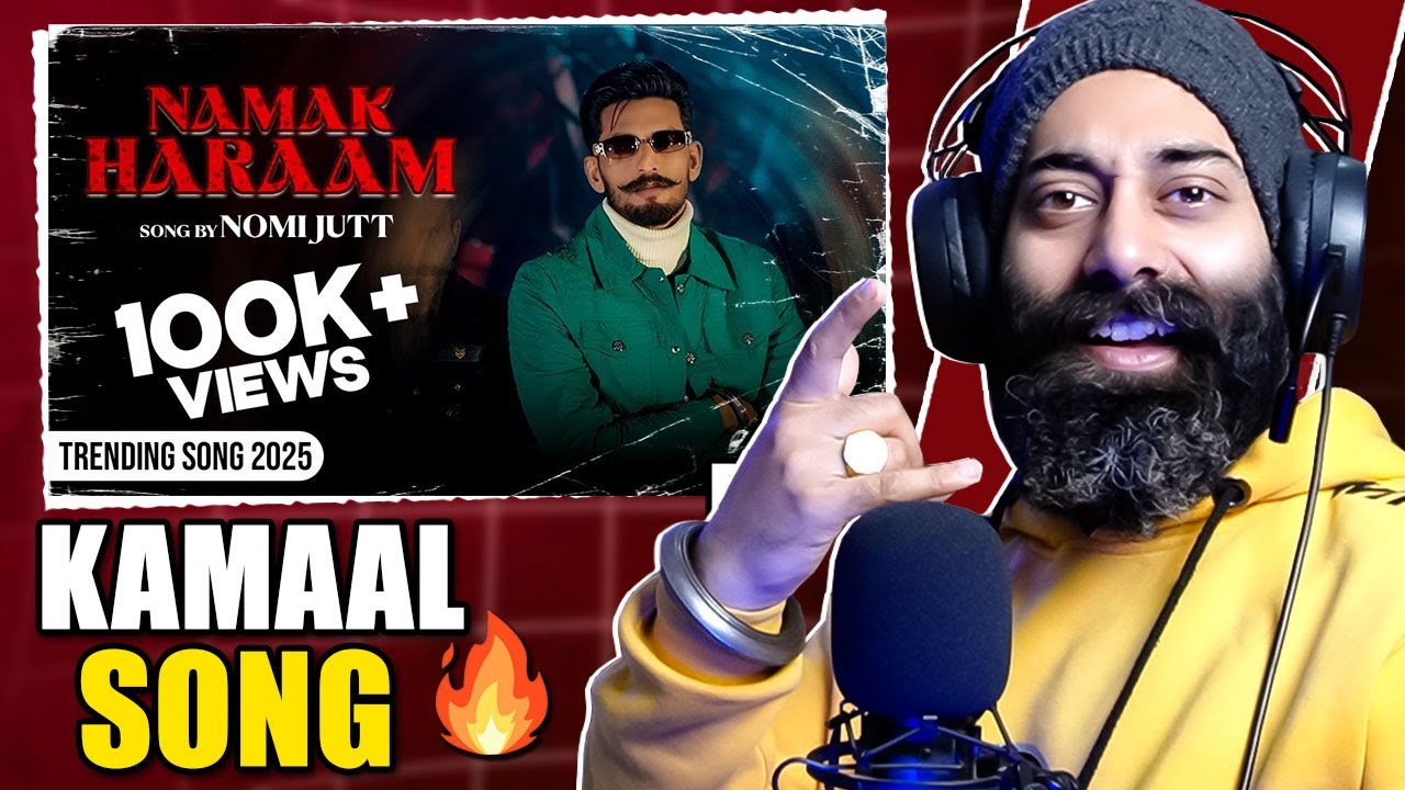 Indian Reaction on NAMAK HARAAM SONG BY || NOMI JUTT || ALI SHEIKH | PRTV