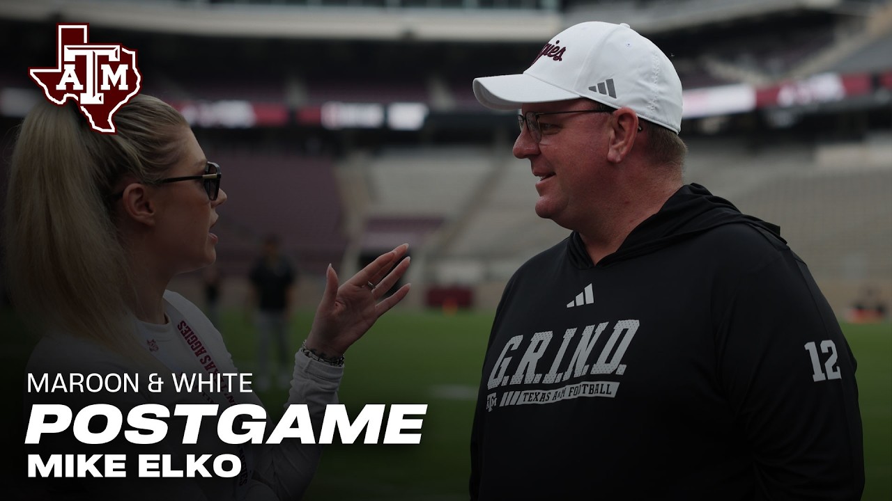 Mike Elko: Maroon & White Postgame