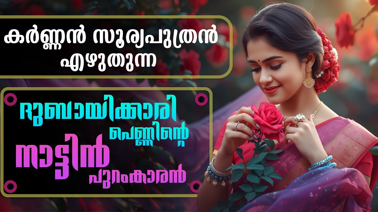 കർണ്ണൻ സൂര്യപുത്രൻ എഴുതുന്ന | ദുബായിക്കാരി പെണ്ണിന്റെ നാട്ടിൻ പുറംകാരൻ | KARNNAN | SHAHUL MALAYIL