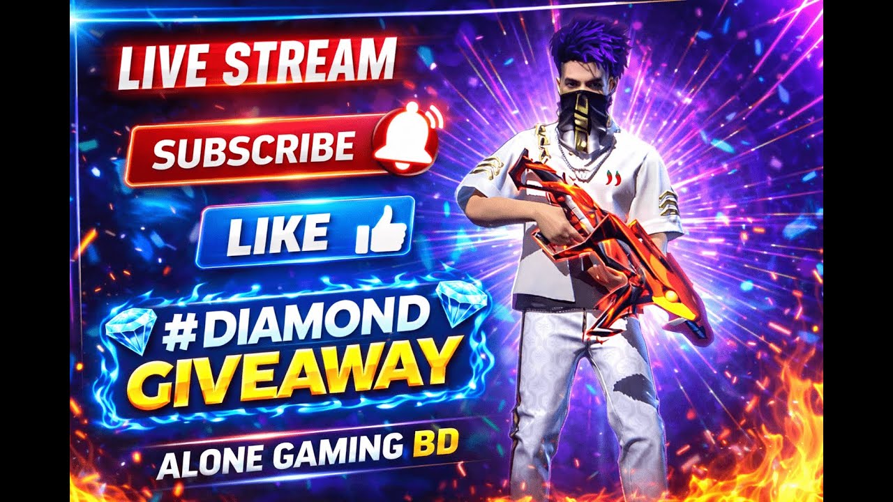 FREE FIRE LIVE 🔴 CUSTOM ROOM | DIAMOND GIVEAWAY | BANGLA LIVE