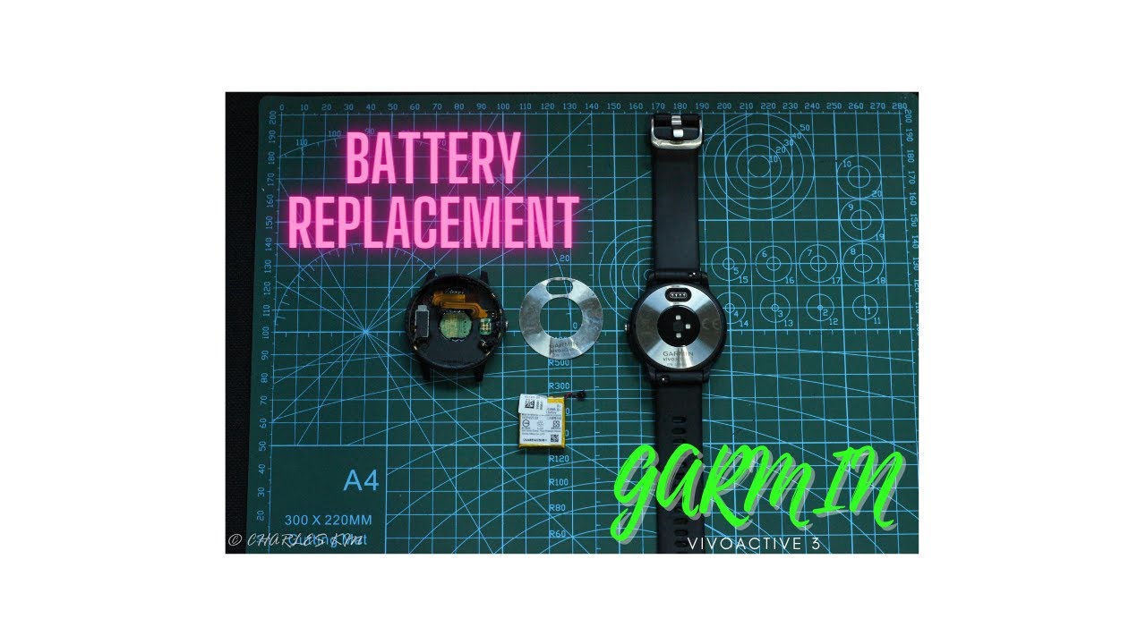 Garmin vivoactive3  Battery Replacement
