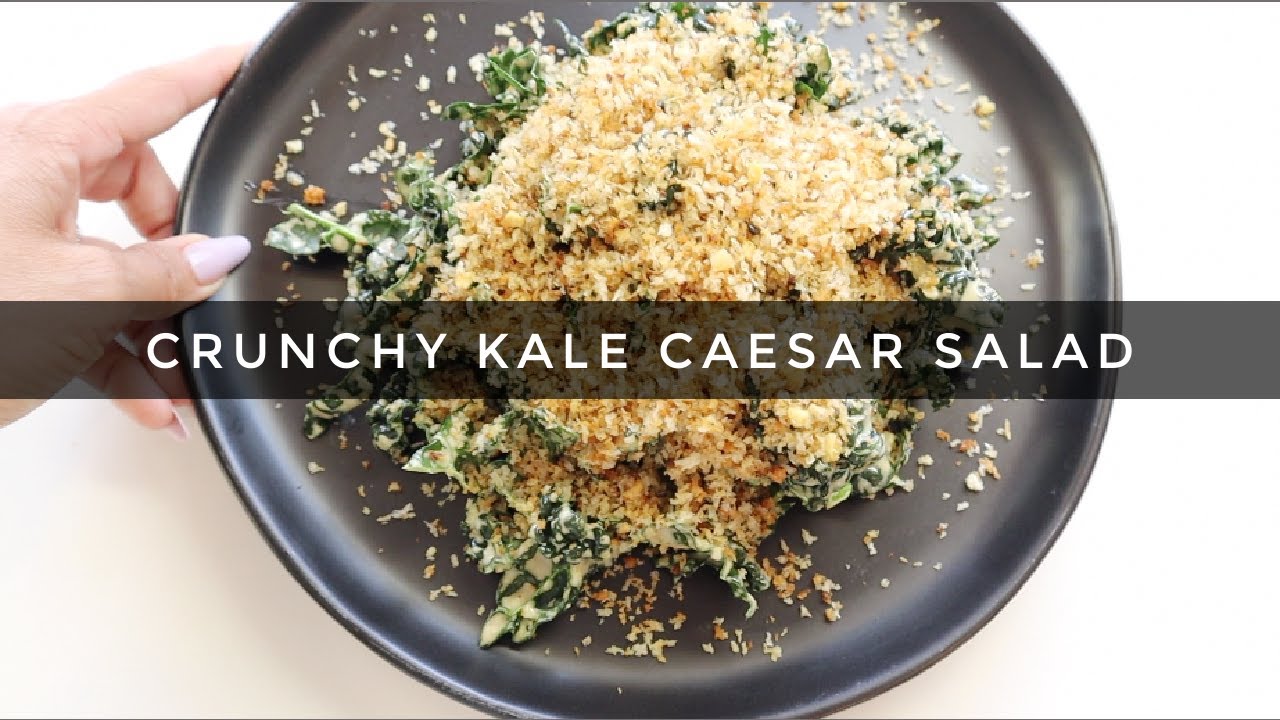 CRUNCHY KALE CAESAR SALAD