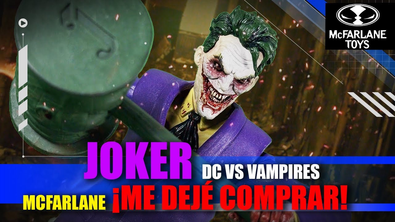 JOKER Dc vs Vampires GOLD LABEL McFarlane ¡ME DEJÉ COMPRAR!
