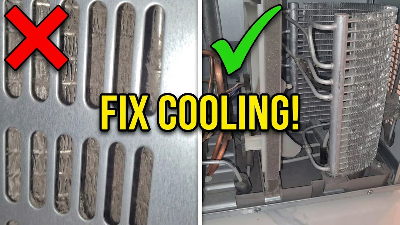 LG Fridge-Freezer Radiator Cleaning (GBP52PYNBN, Total No Frost) #dust #cooler #maintenance