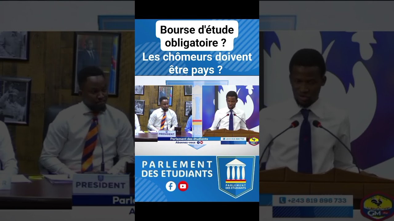 RDC : L'Etat doit payer les ch&ocirc;meurs et tout le monde doit &eacute;tudier avec la bourse d'&eacute;tude ?