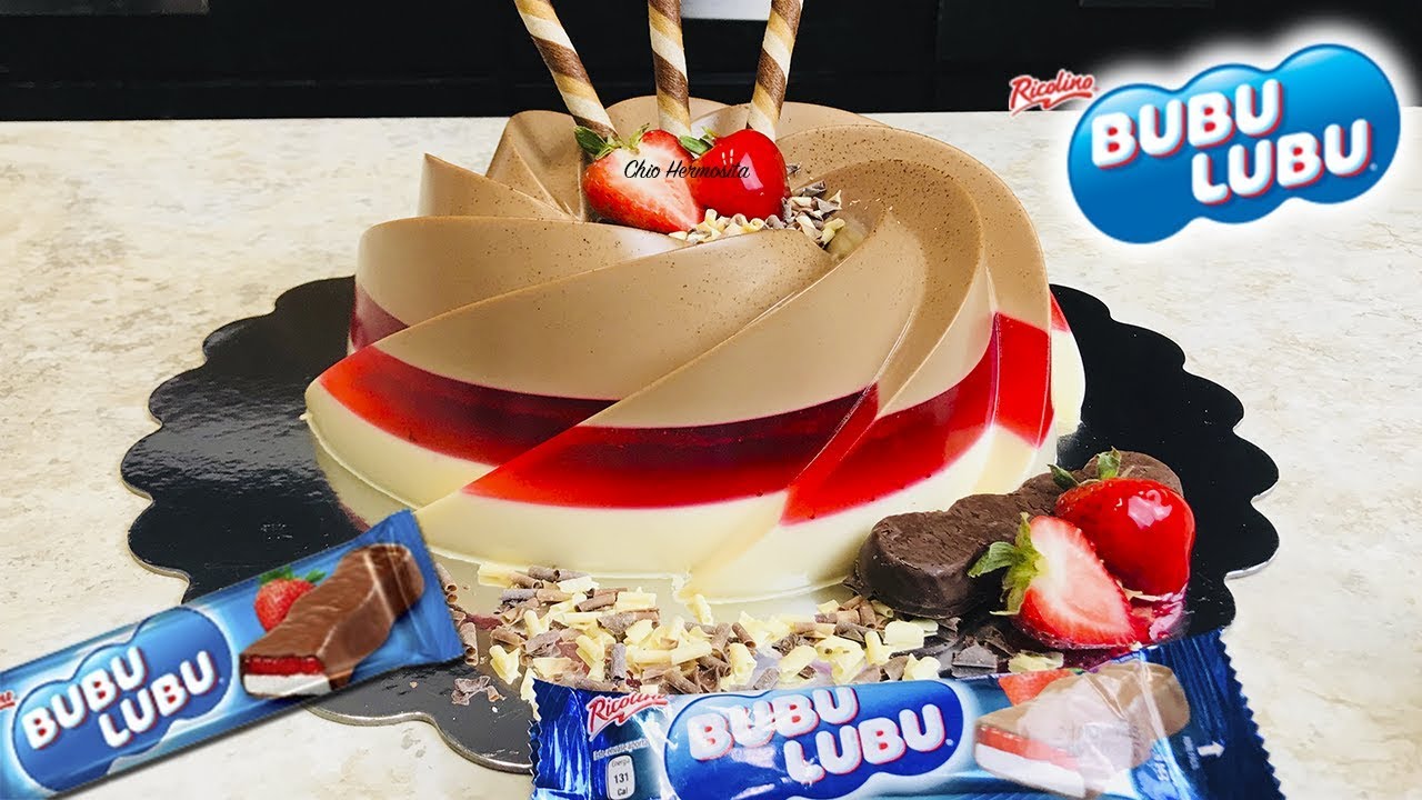 GELATINA DE BUBU-LUBU🍫👌🏼🍓🥛😋😉