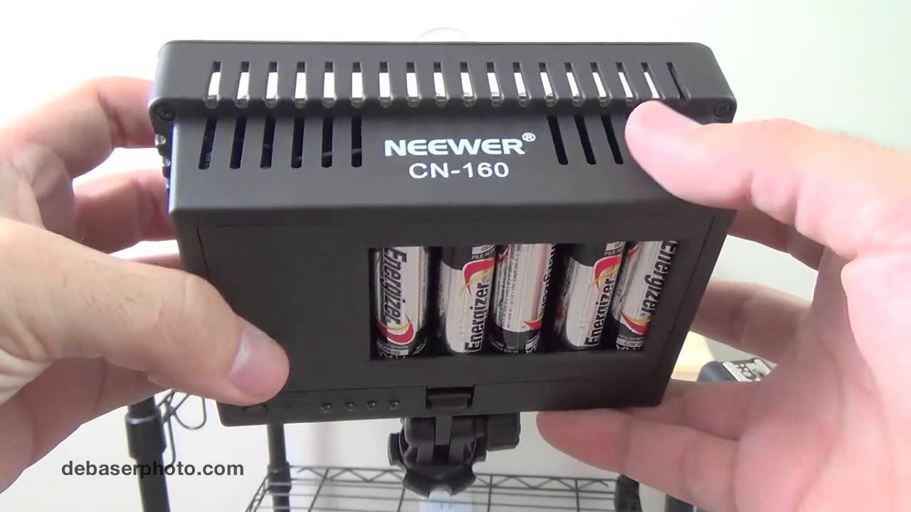 NEEWER 160 LED Light CN-160 Unboxing and Review