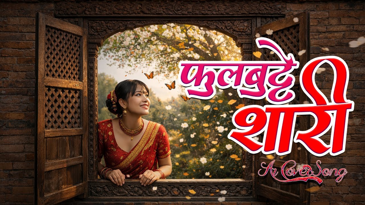 Phul Butte Sari Cover  (Female Ai Version) -2026