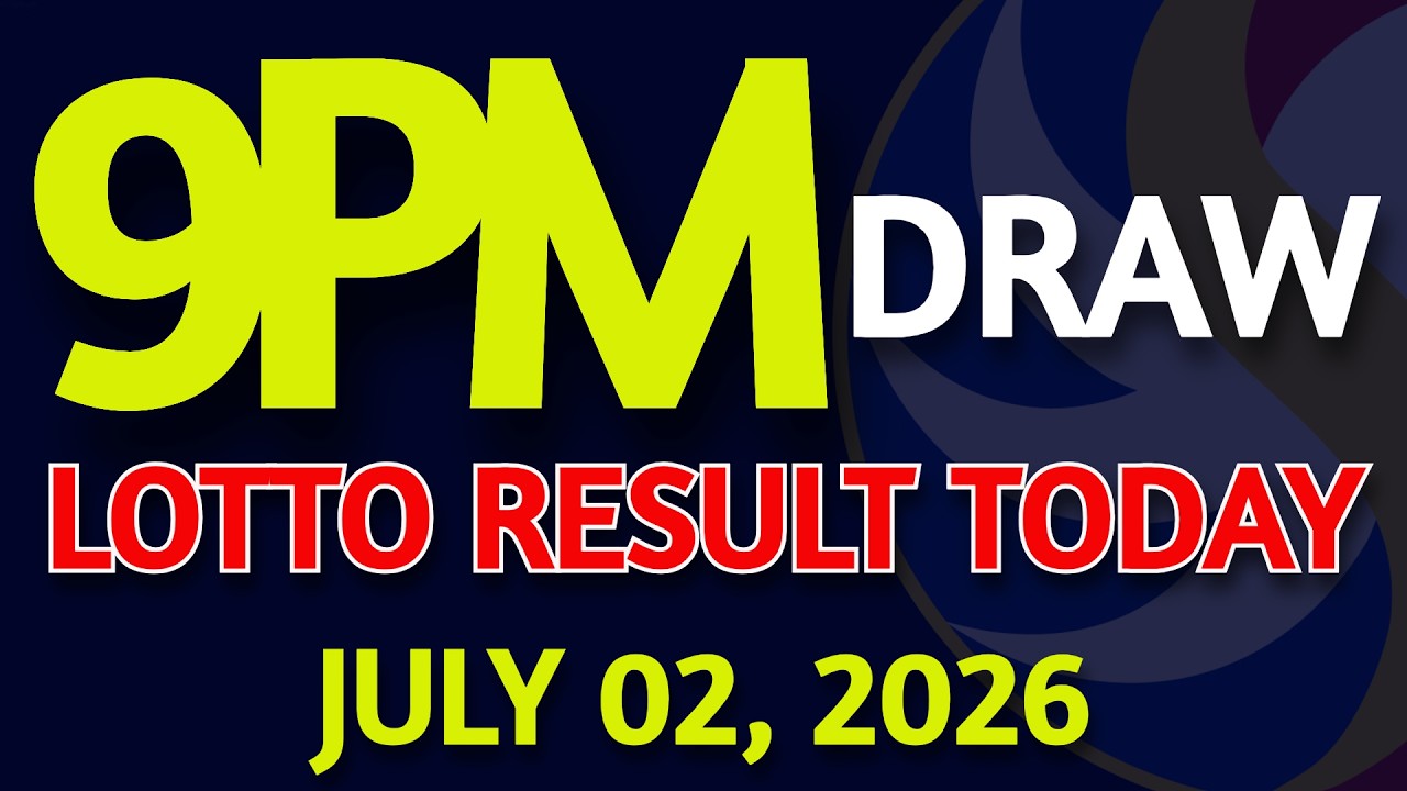 Lotto Result Today 9pm draw July 02, 2026 Thursday PCSO