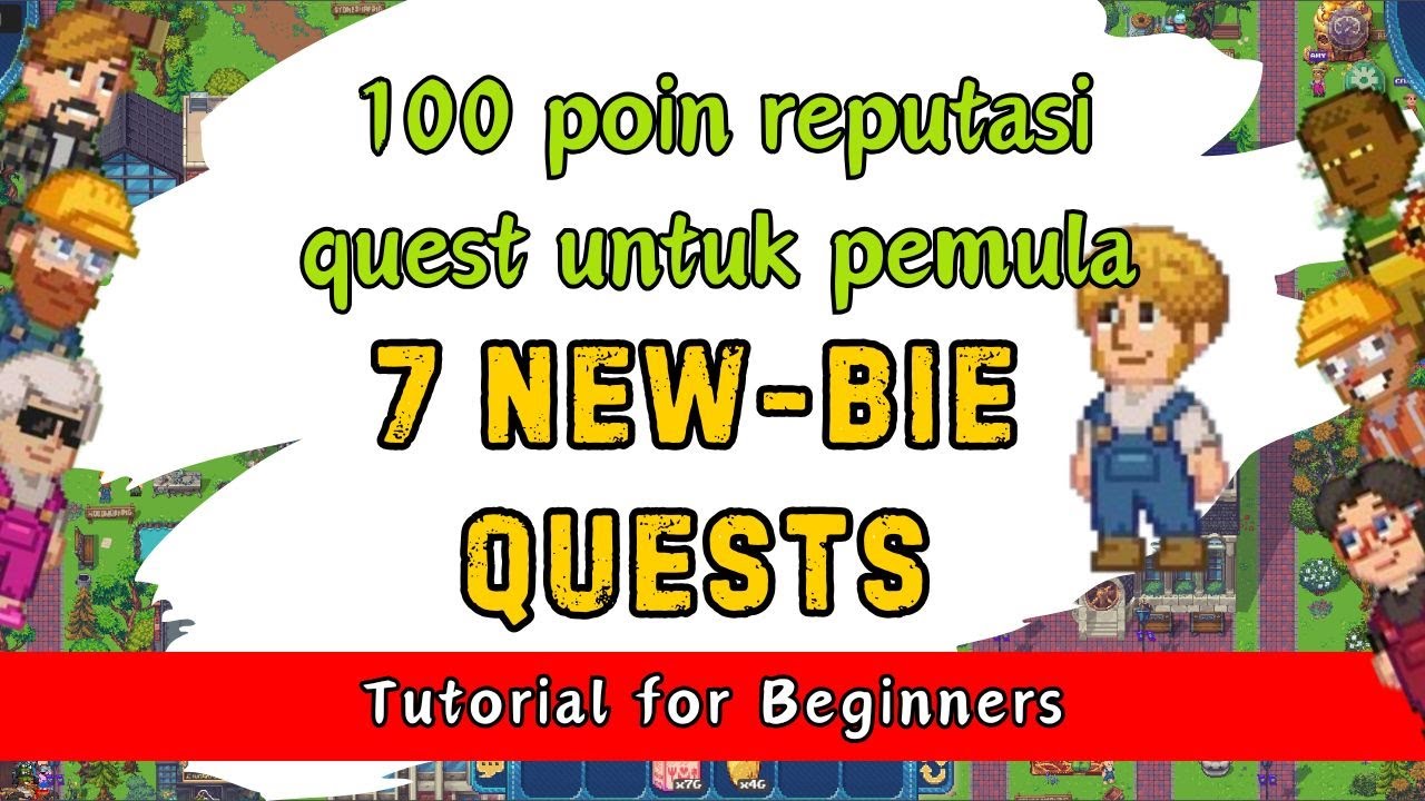 Pemula Game NFT - Pixels 7 NewBie Quests Tutorial Untuk Pemula | Quest Pixels Chapter 2