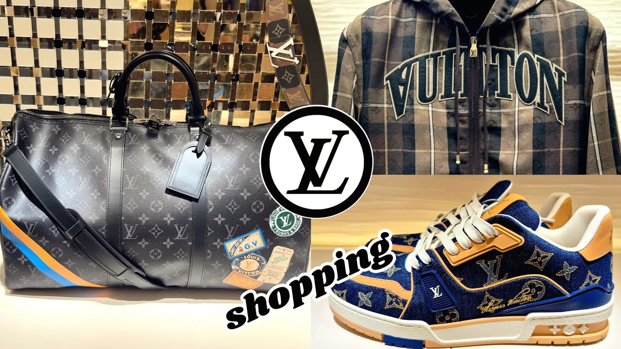 what's NEW at men's LV? 👔 LV KEEPALL made to order 👔 LV FALL 2025 cargo panths👔LV FALL 2025 clothing