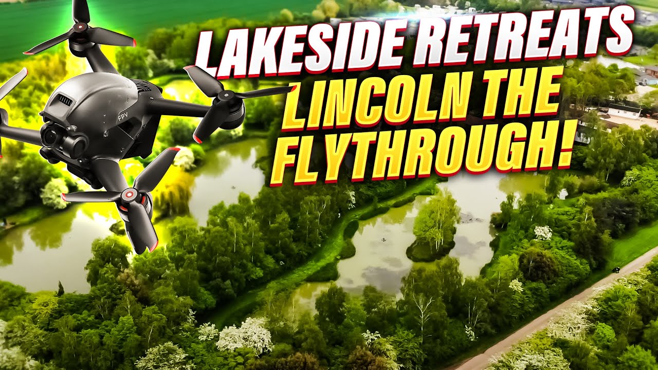 🚁 Aerial Tour of Lakeside Retreats - Grantham, Lincoln - swimbooker: The Flythrough