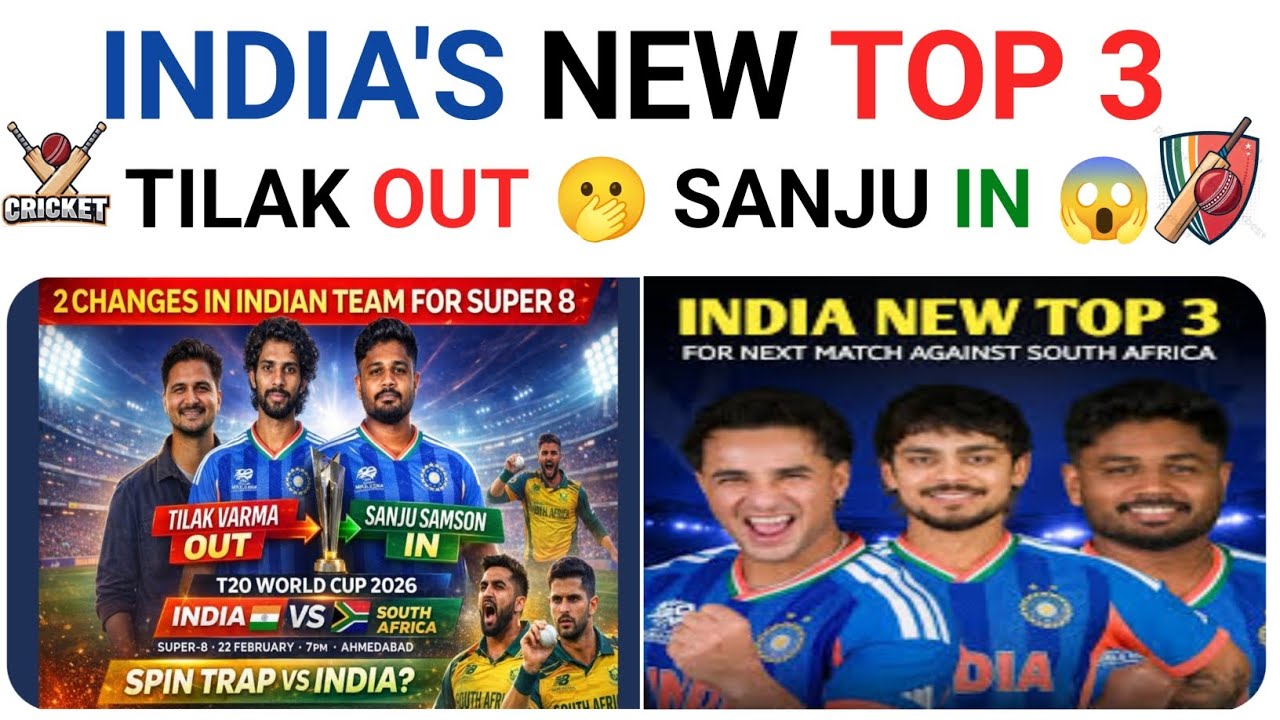 INDIA'S NEW TOP 3 😱 #viral #trending #TeamIndia #T20WorldCup2026 #INDvsPAK #WorldSuper8 #Super8 #ipl