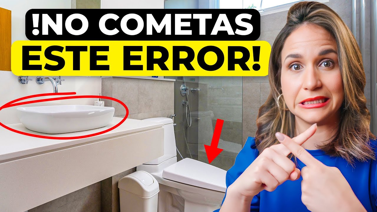 12 ERRORES EN TU BAÑO PEQUEÑO + Alternativas Fáciles de Lujo!