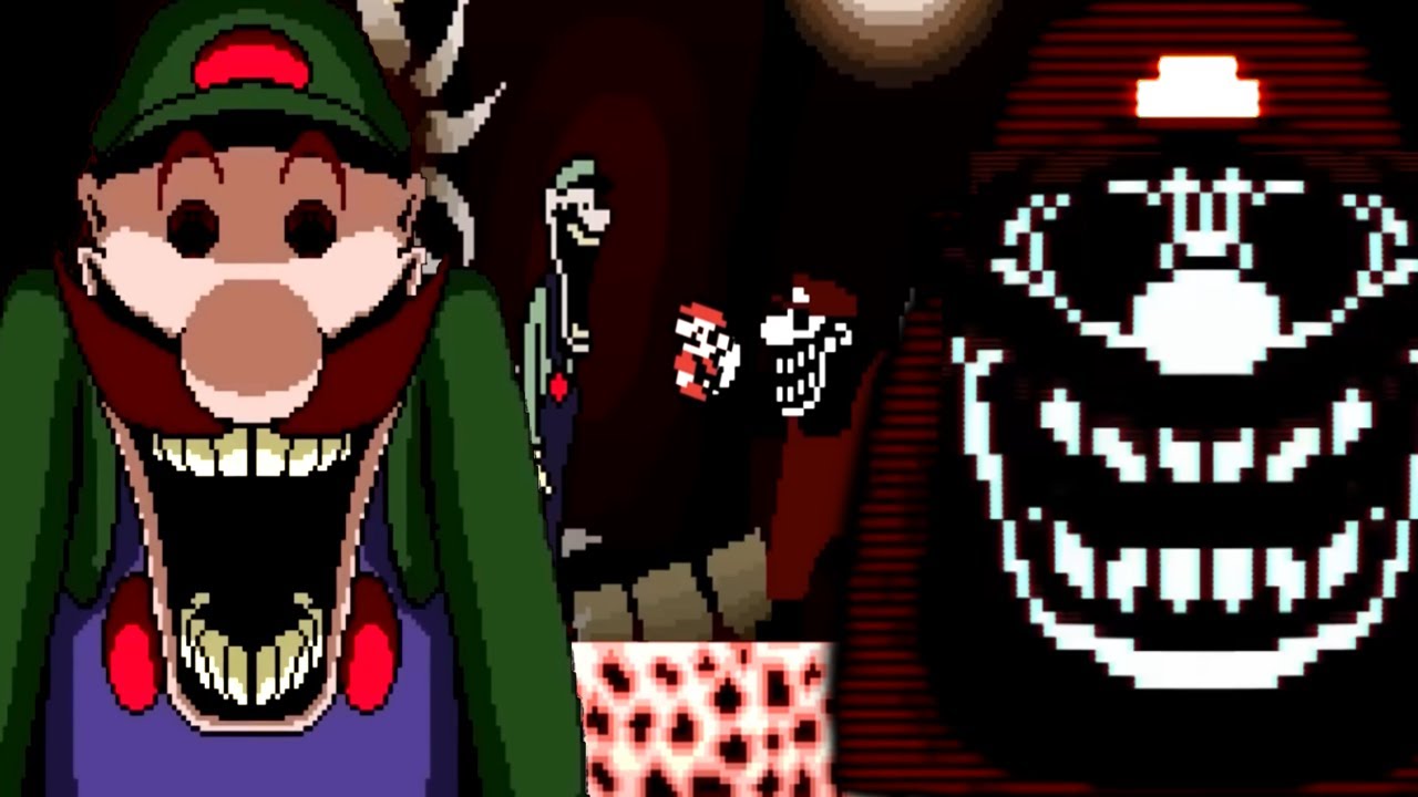 ПК-порт MARIO.EXE против TOO LATE.EXE — MX против MR L (анимация Mario '85 и Too Late.EXE)