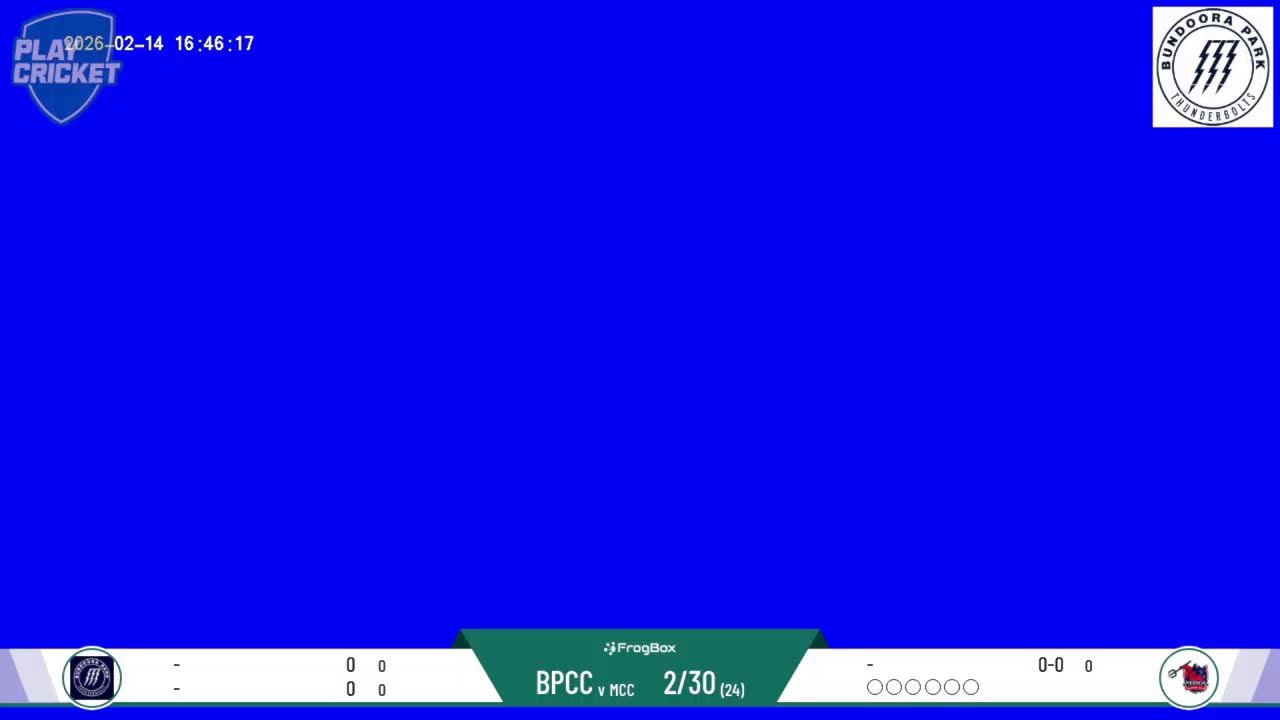 Bundoora Park 1st XI v Mernda 1st XI