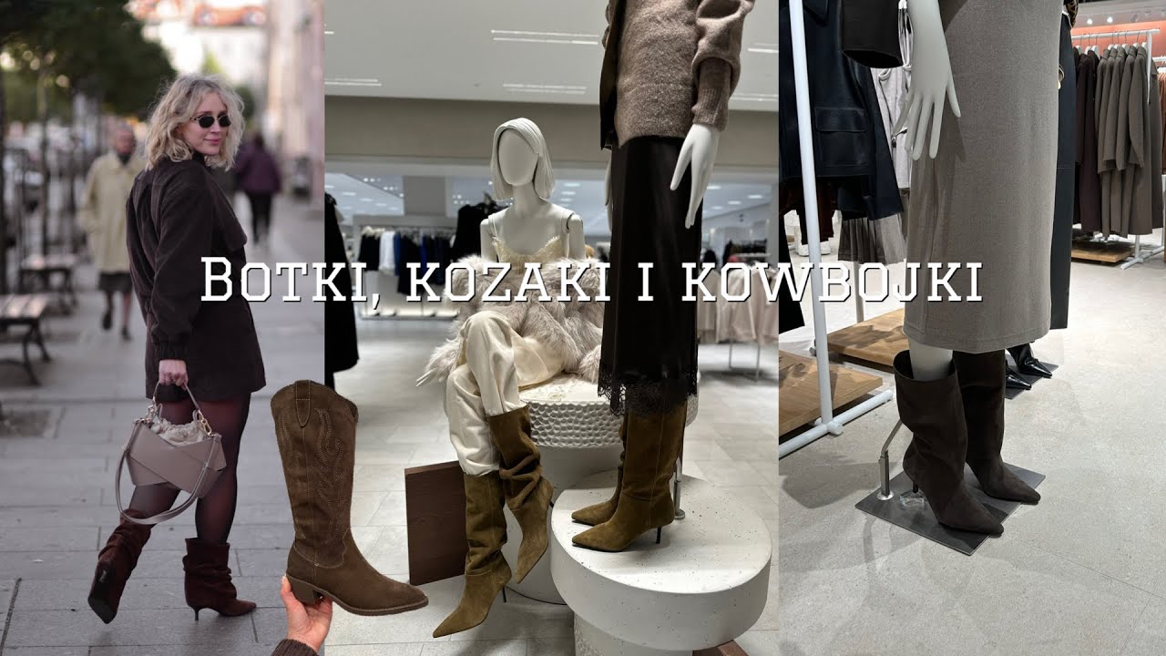 Przegląd kozaków, botków i kowbojek - jesień/zima 2025