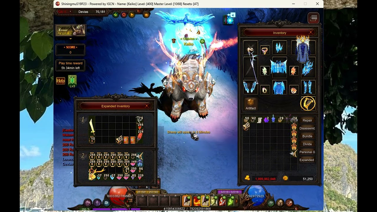Mu Online Season 19P1 - ShiningMu - Dark Lord X5000 Server Muonline