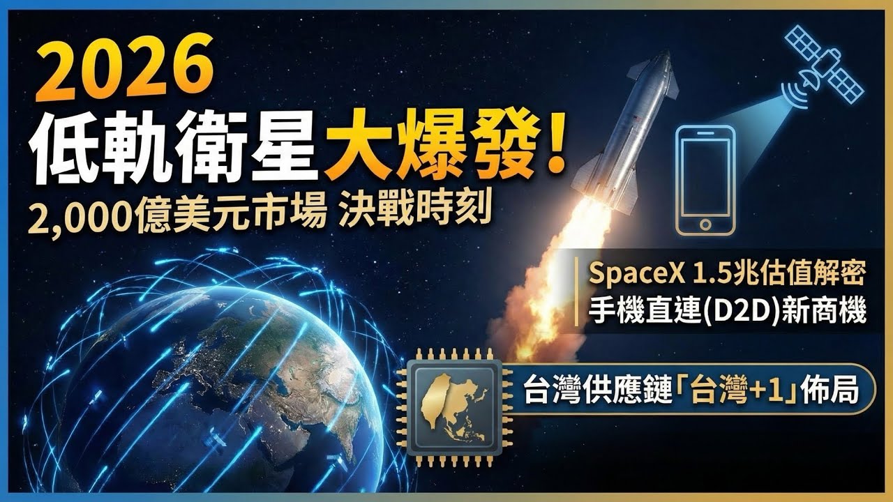 手機直連衛星 (D2D) 時代來了！從緊急救援到大眾服務，解析衛星產業的下一個獲利爆發點。