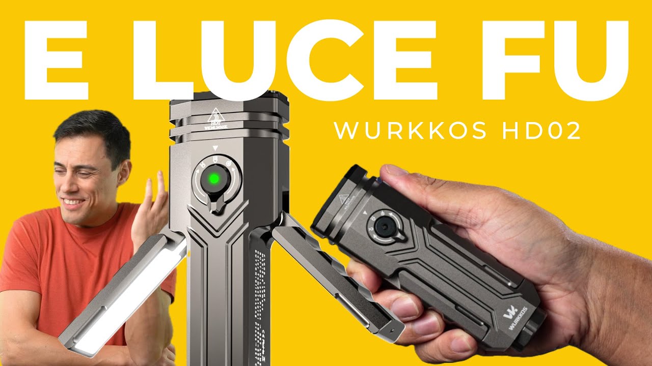 Wurkkos HD02: Luce Portatile PAZZESCA – Spotlight, UV, Laser E Flood