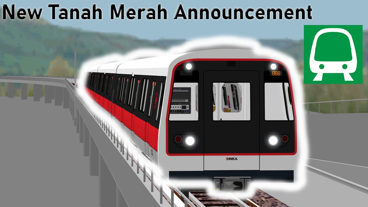 Openbve C305A Changi Airport Route with New Tanah Merah Announcement