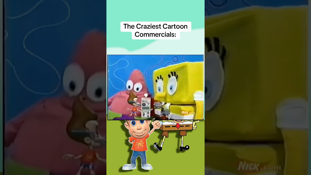 Самые БЕЗУМНЫЕ мультяшные рекламные ролики! #nickelodeon