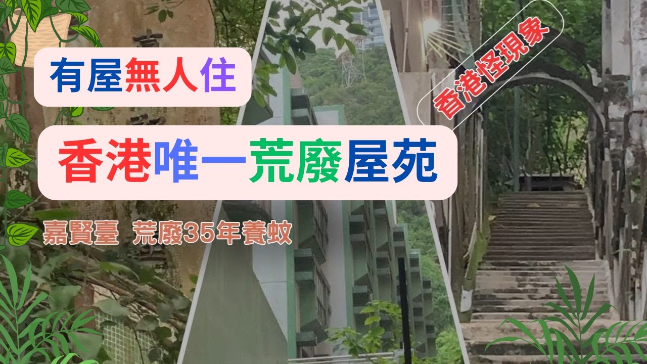 荒廢35年的嘉賢臺｜香港唯一無人入住屋苑大揭秘｜有屋無人住的真相