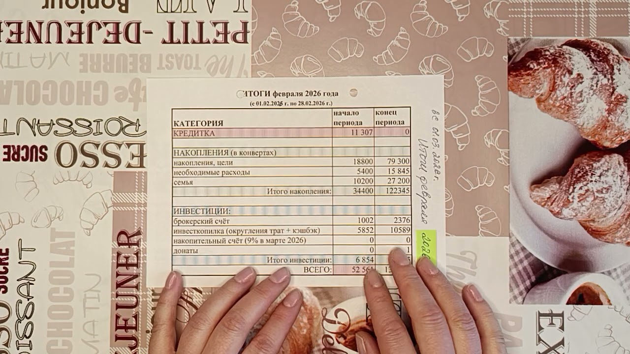 #12 ИТОГИ ФЕВРАЛЯ 2026 г. Метод конвертов работает.