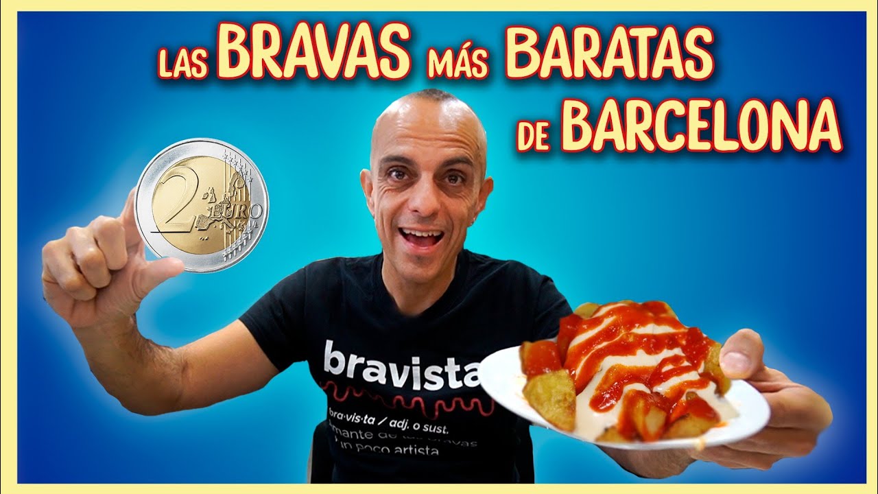 Las patatas BRAVAS más BARATAS 😲💸 de BARCELONA: el Bar Joan