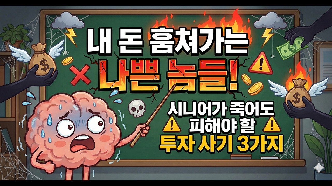내 돈 훔쳐가는 나쁜 놈들!  시니어가 피해야 할 투자 사기 3가지  ㅣ심리학ㅣ시니어심리ㅣ투자ㅣ인생강연ㅣ오디오북