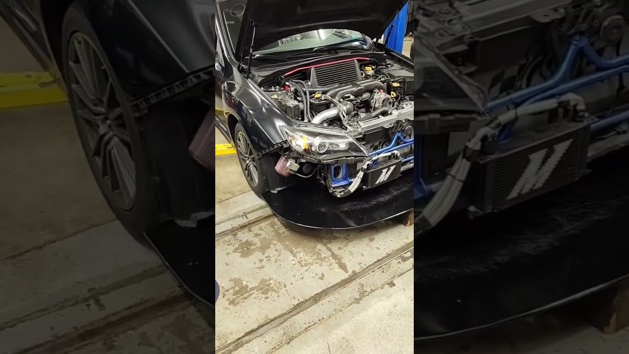 Chassis Mounted Splitter Fabrication.              #shorts #racecar #subaru #timeattack #cars #wrx