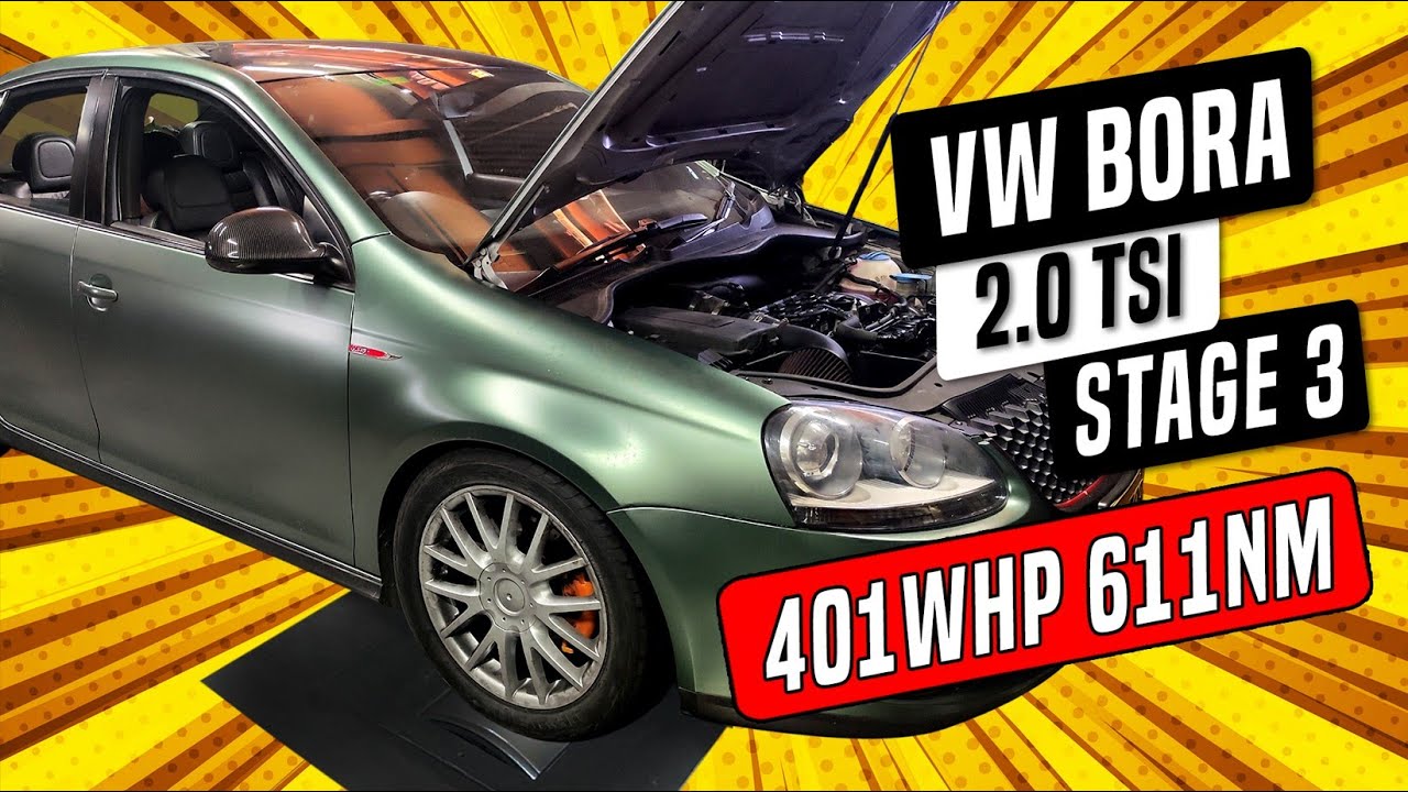 VW Bora 2.0 TSI Stage 3  - 401whp 611nm