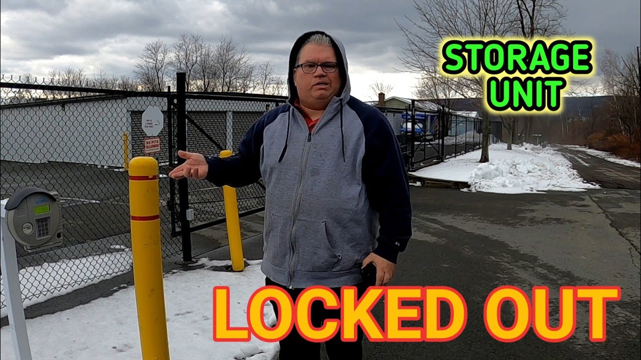 LOCKED OUT of STORAGE UNIT- Couldn't Access my EBAY inventory.