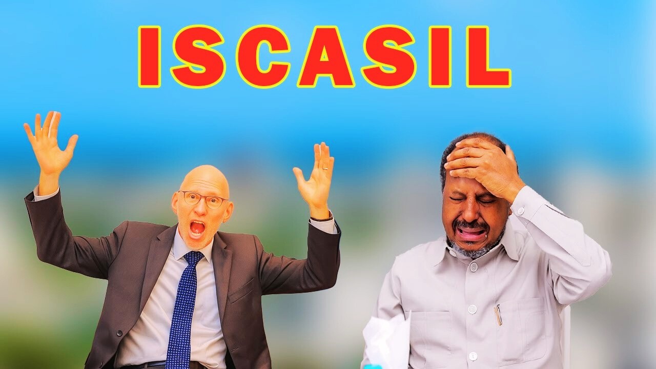 DEG DEG XASAN SH oo ugu dambeyn isu dhiibay A/Madobe iyo Dani & James Swan oo iscasil ku yiri XASAN.