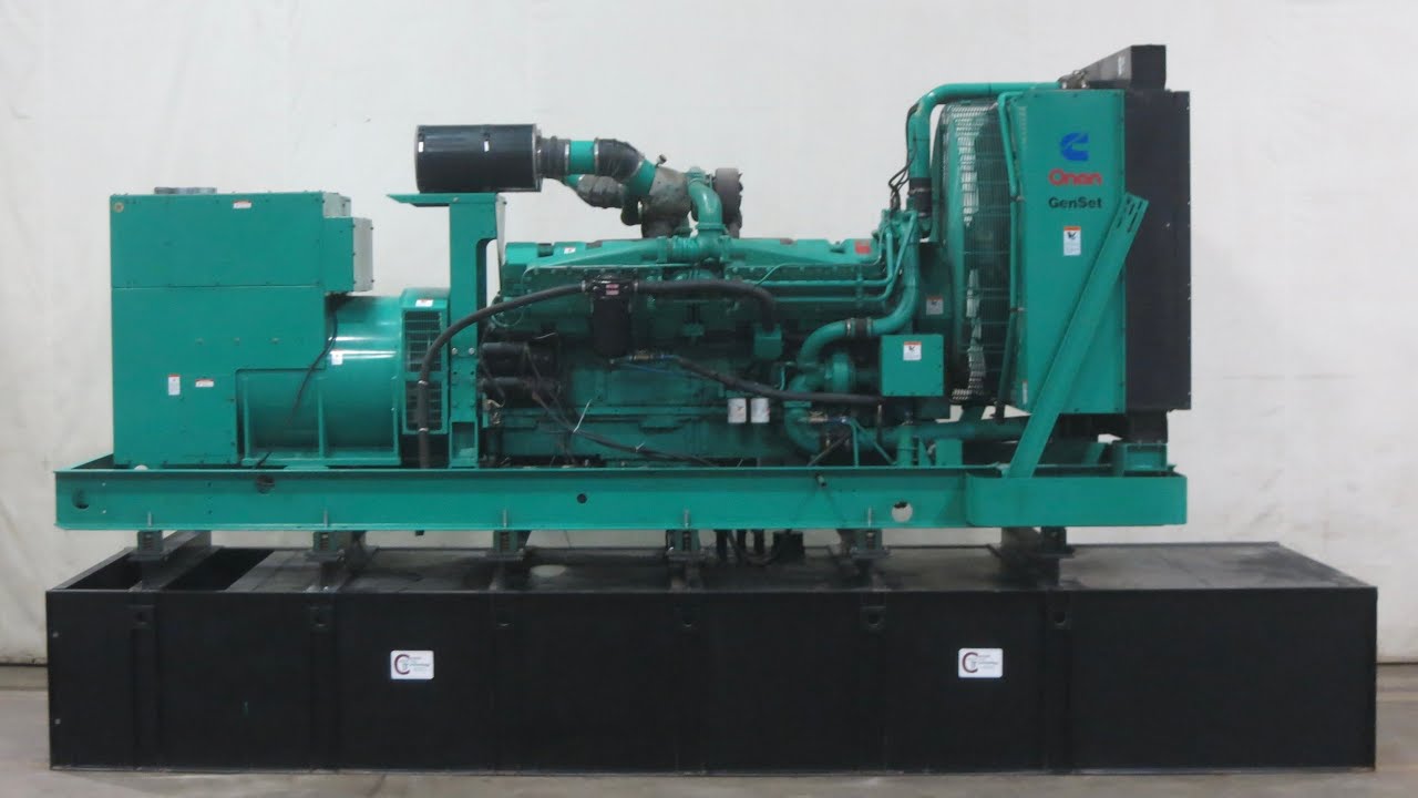 Cummins DFLC 1250 kW diesel generator, KTA50-G3 eng, 826 Hrs, Yr 2001 - CSDG # 4844