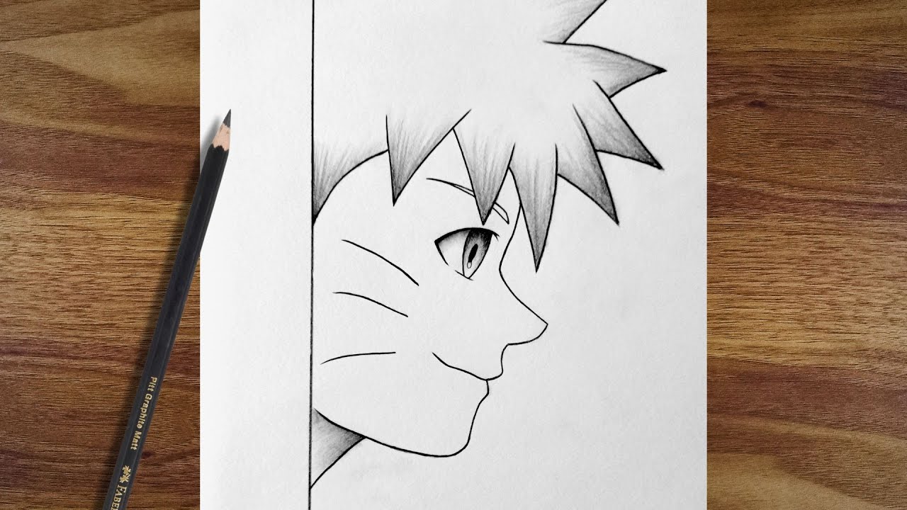 How To Draw Naruto Uzumaki Easy Step By Step | How to draw anime For Beginners | Naruto  drawing