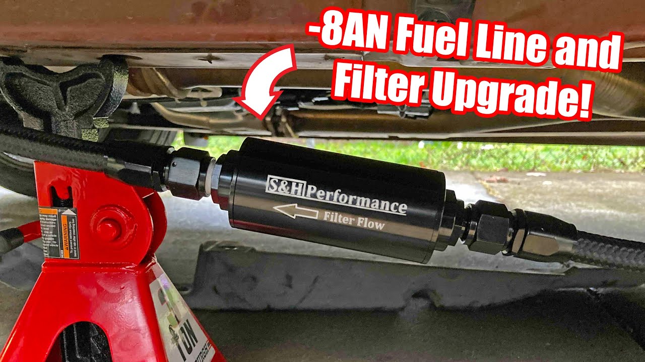 -8AN Fuel Line and Filter Upgrade Install! S&H Performance (05-14 Ford Mustang GT)