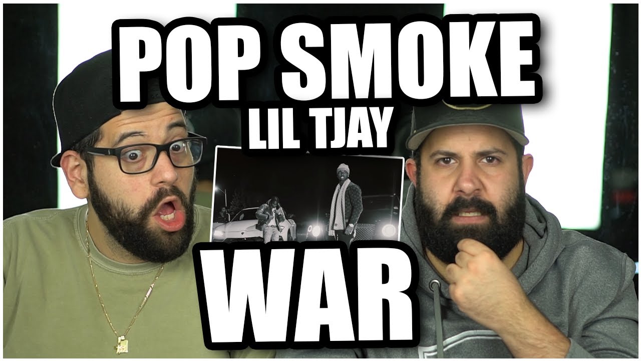 WOO!! WOO!! POP SMOKE - WAR FT. LIL TJAY (OFFICIAL VIDEO) *REACTION!!