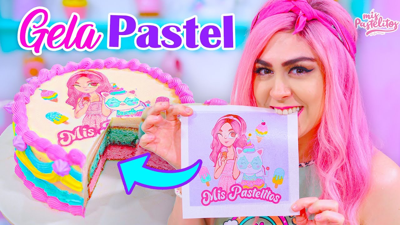 IMPRIME UNA FOTO COMESTIBLE EN UNA GELATINA | GELAPASTEL | MIS PASTELITOS