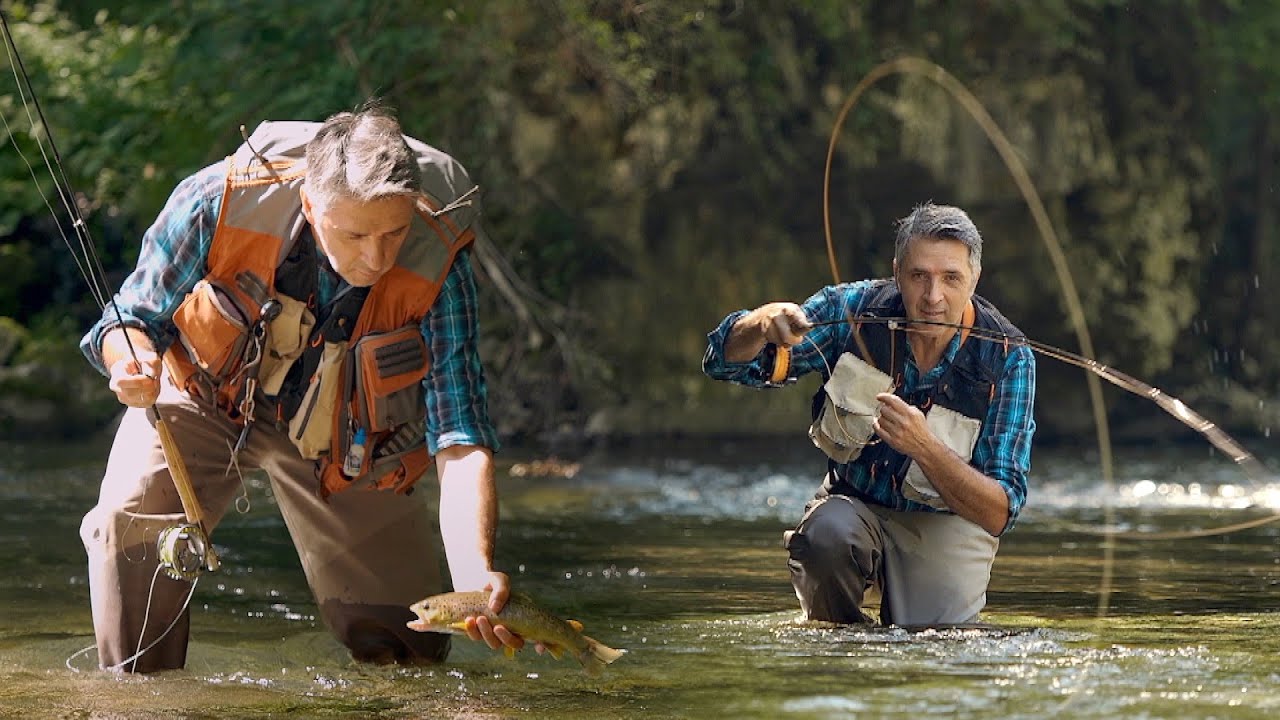 Pecanje potočne pastrmke na reci Gradac 2 - Mušičarenje | Fly fishing flies and tips brown trout
