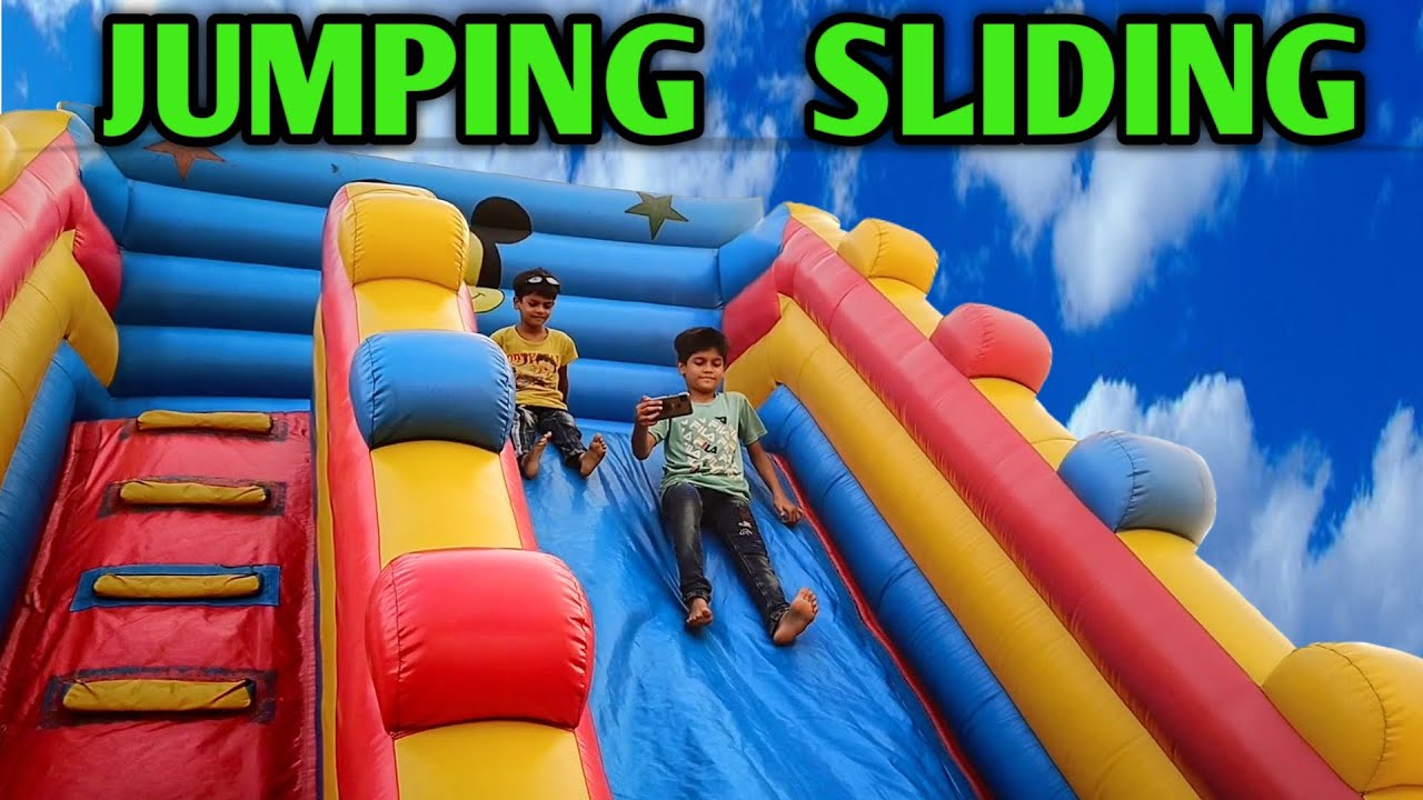 jumping sliding || pak vlog and tech ||